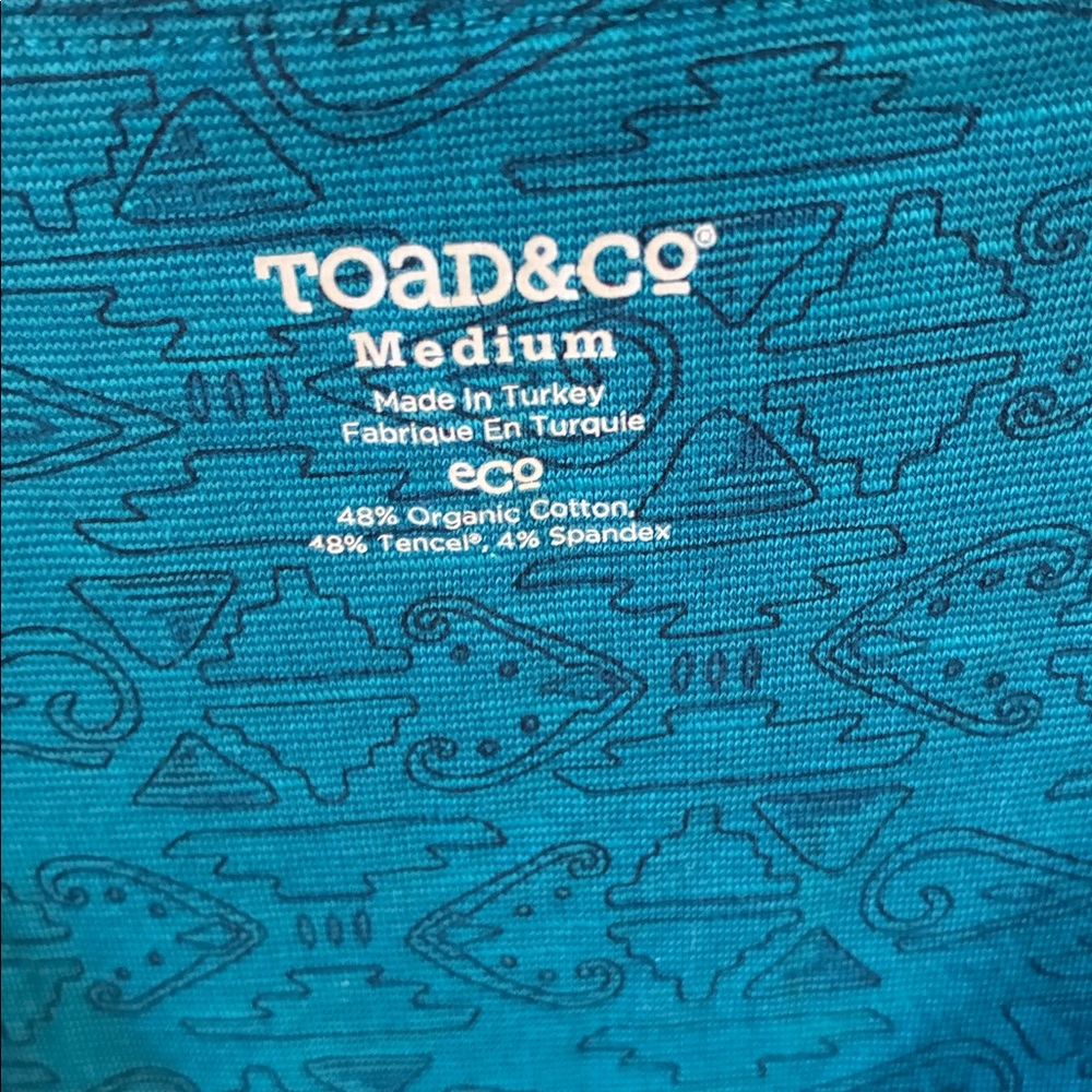 Toad&Co sz M Short Sleeve Dress euc - Picture 3 of 5